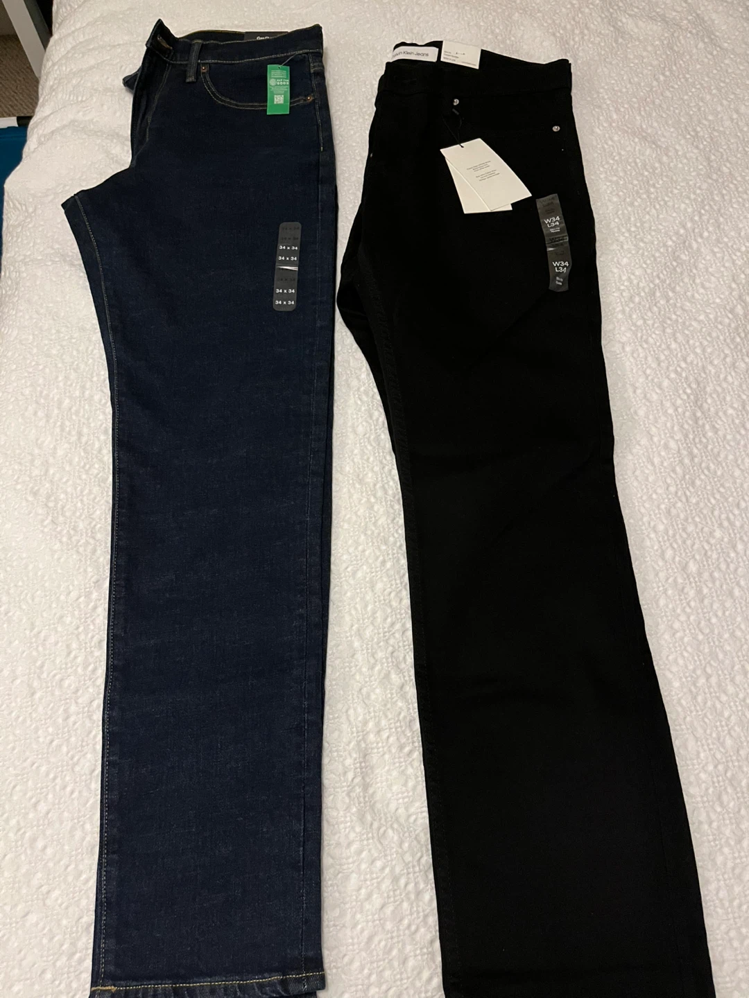 Gap & Calvin Klein Jeans, 34x34, New