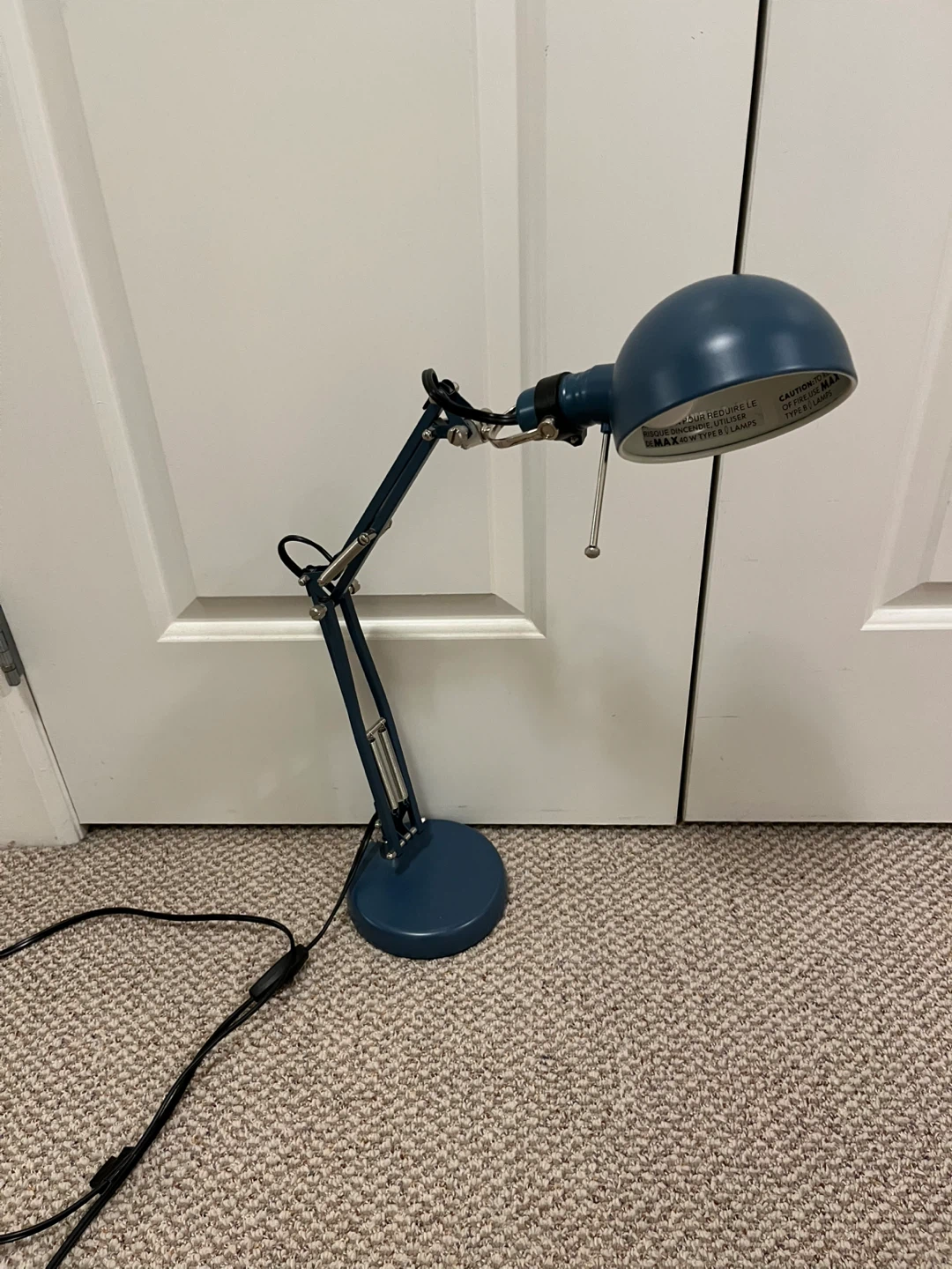 Blue Adjustable Desk Lamp