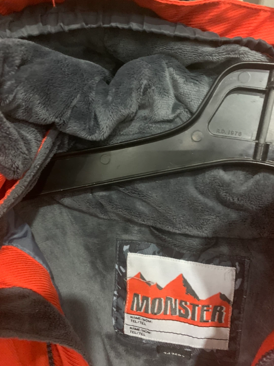 Monster Red & Grey Ski Jacket for winters - photo 2