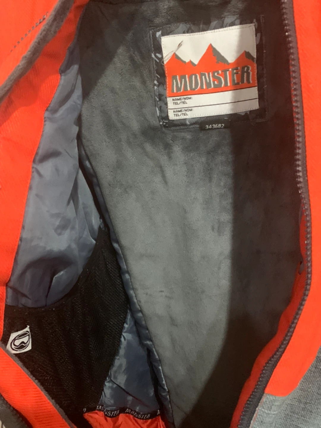 Monster Red & Grey Ski Jacket for winters - photo 3