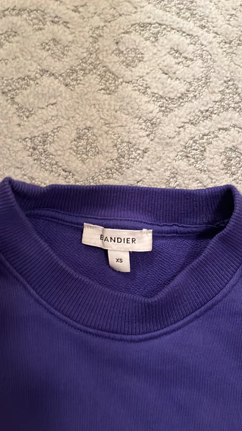 Bandier Soleil Sport Purple Sweatshirt - XS - photo 2