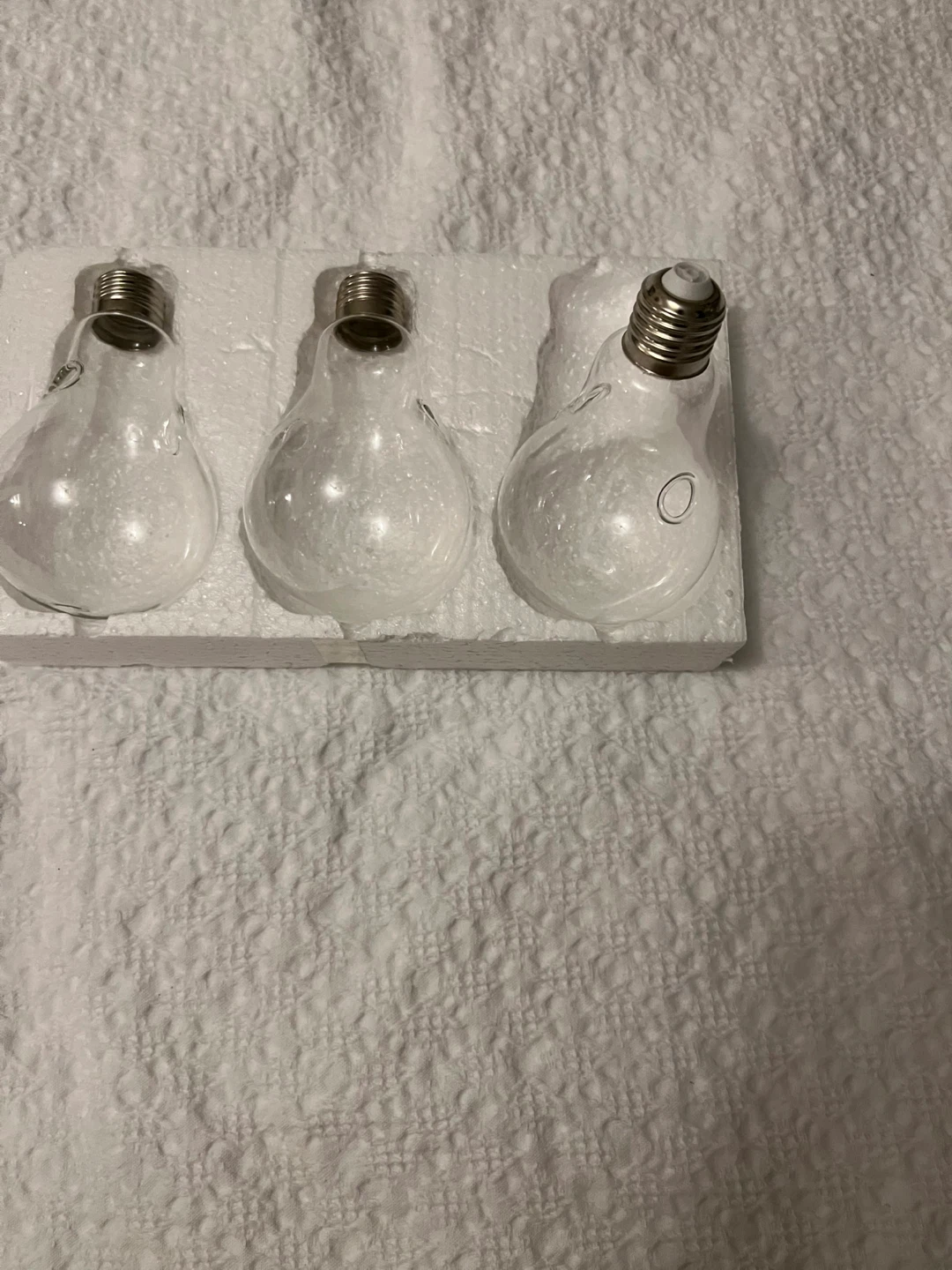 Light Bulb Vase Set - New in Box