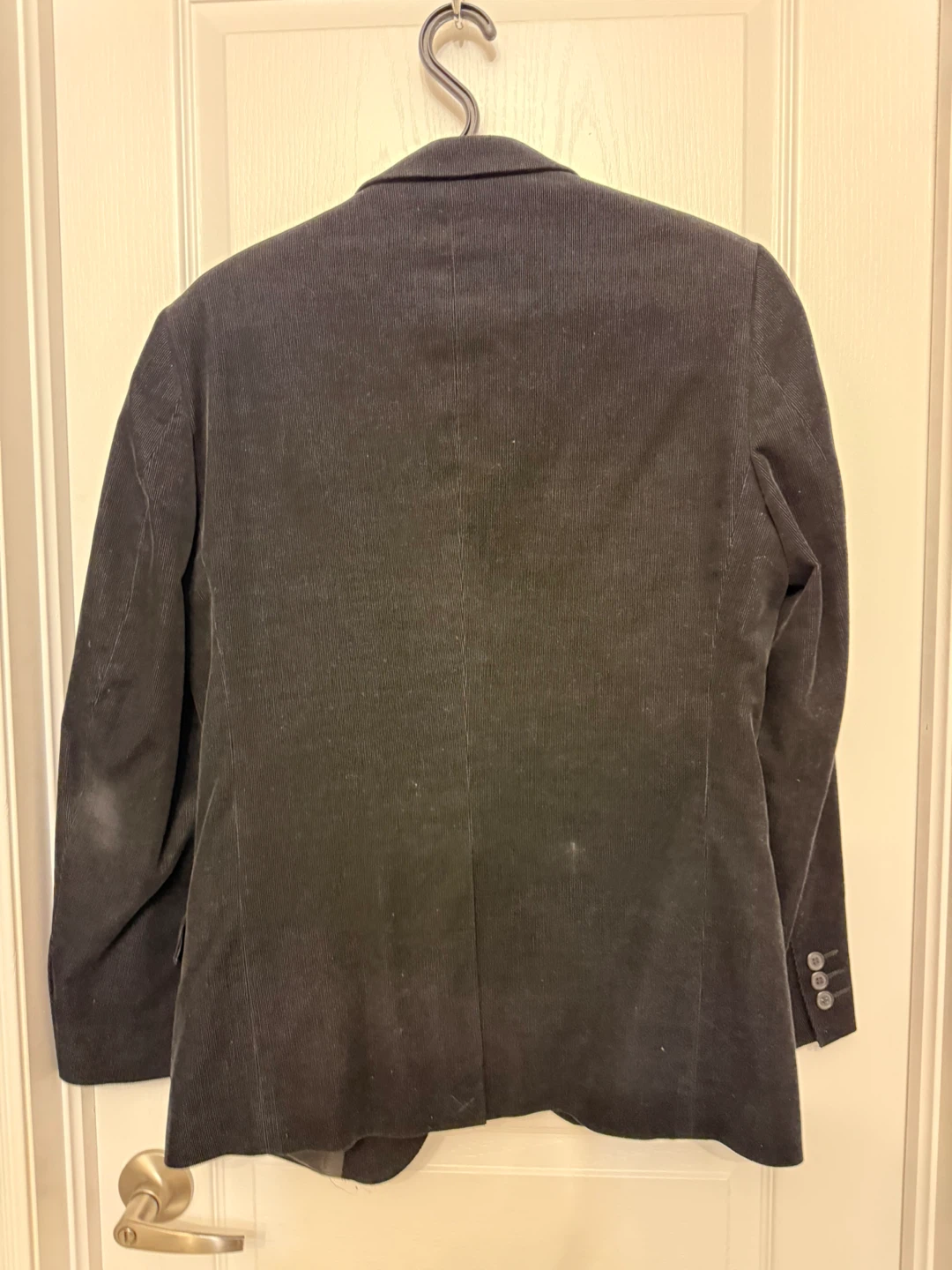 H&M Corduroy Blazer - Black, Size US 36R - photo 2