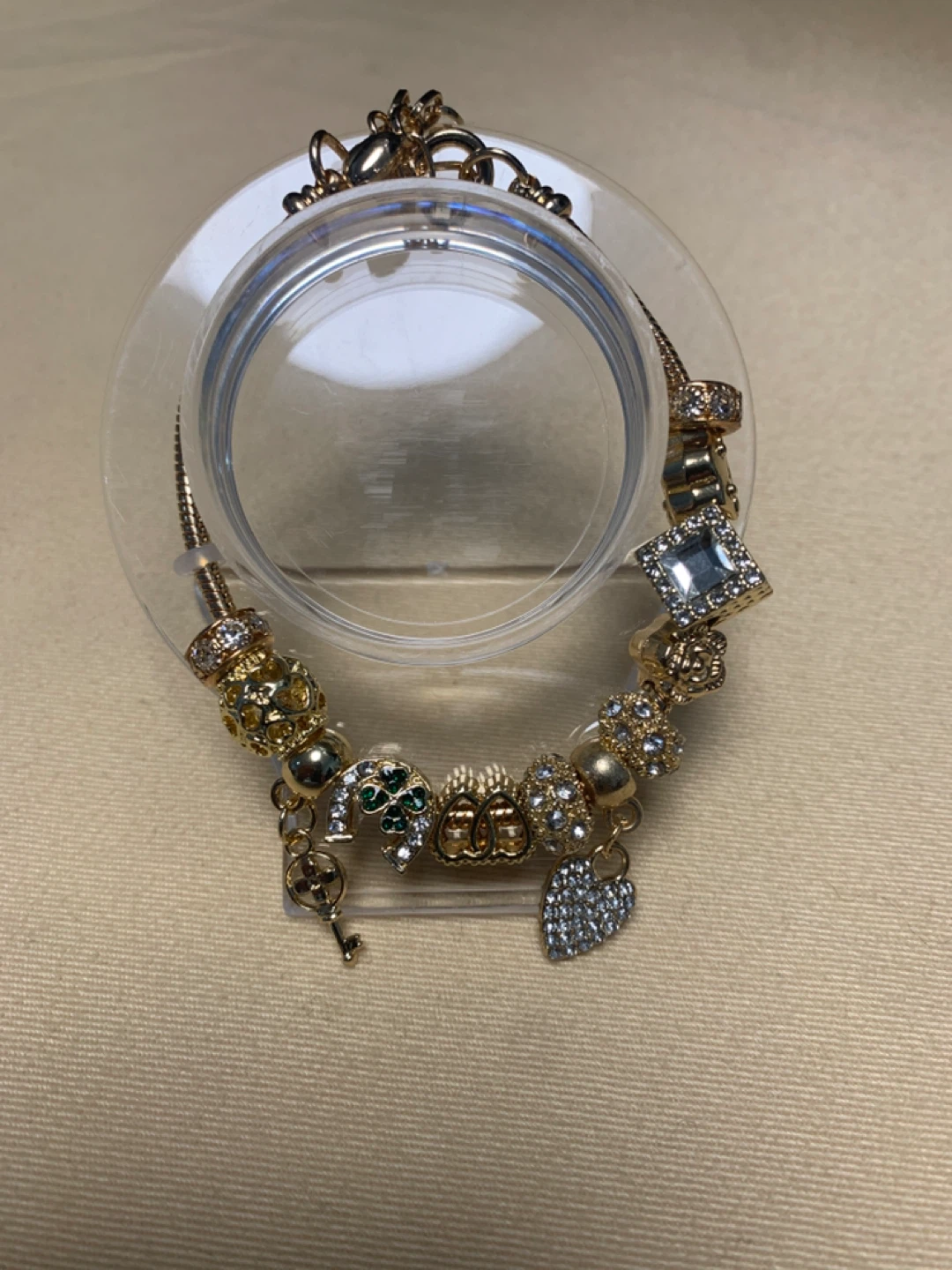 Gold tone  Charm Bracelet - photo 2