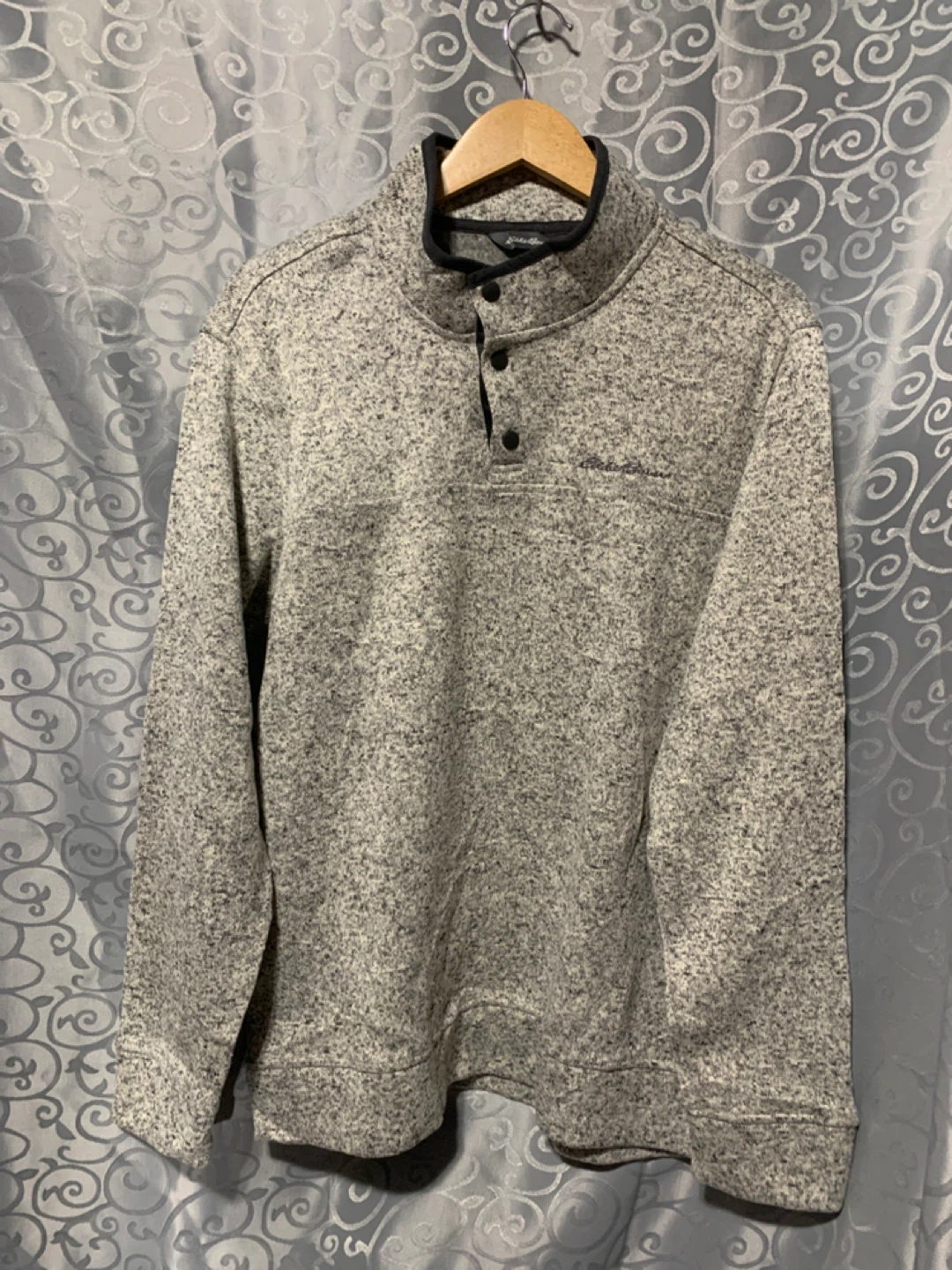 Eddie Bauer Grey Pullover - Men's L - photo 2