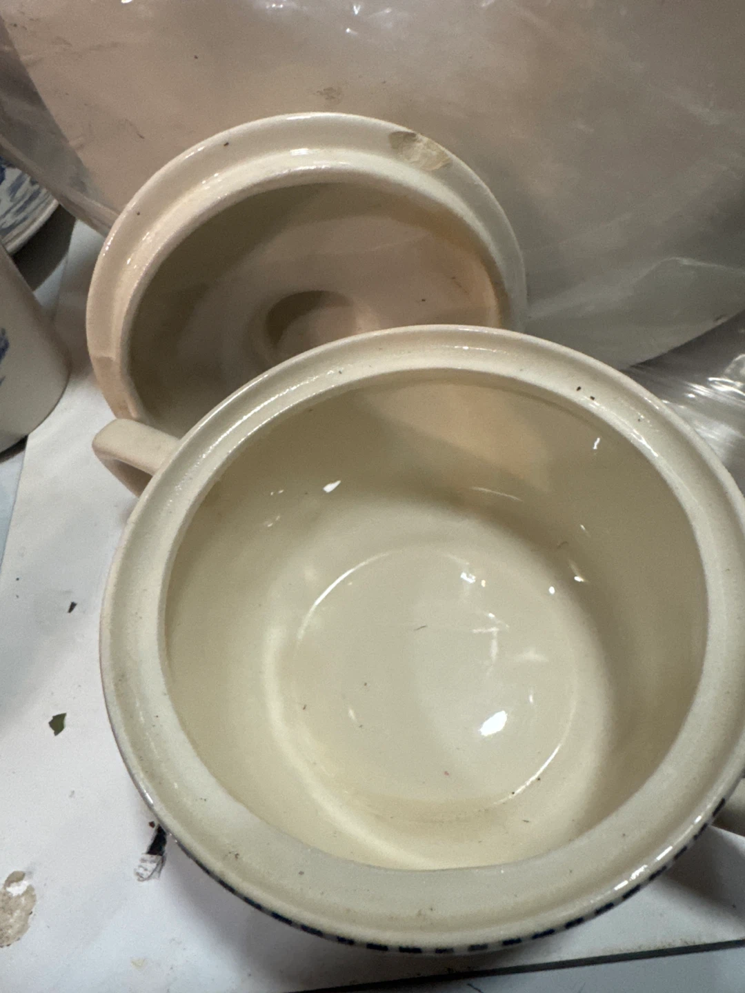 Vintage Blue & White Dishes - photo 4