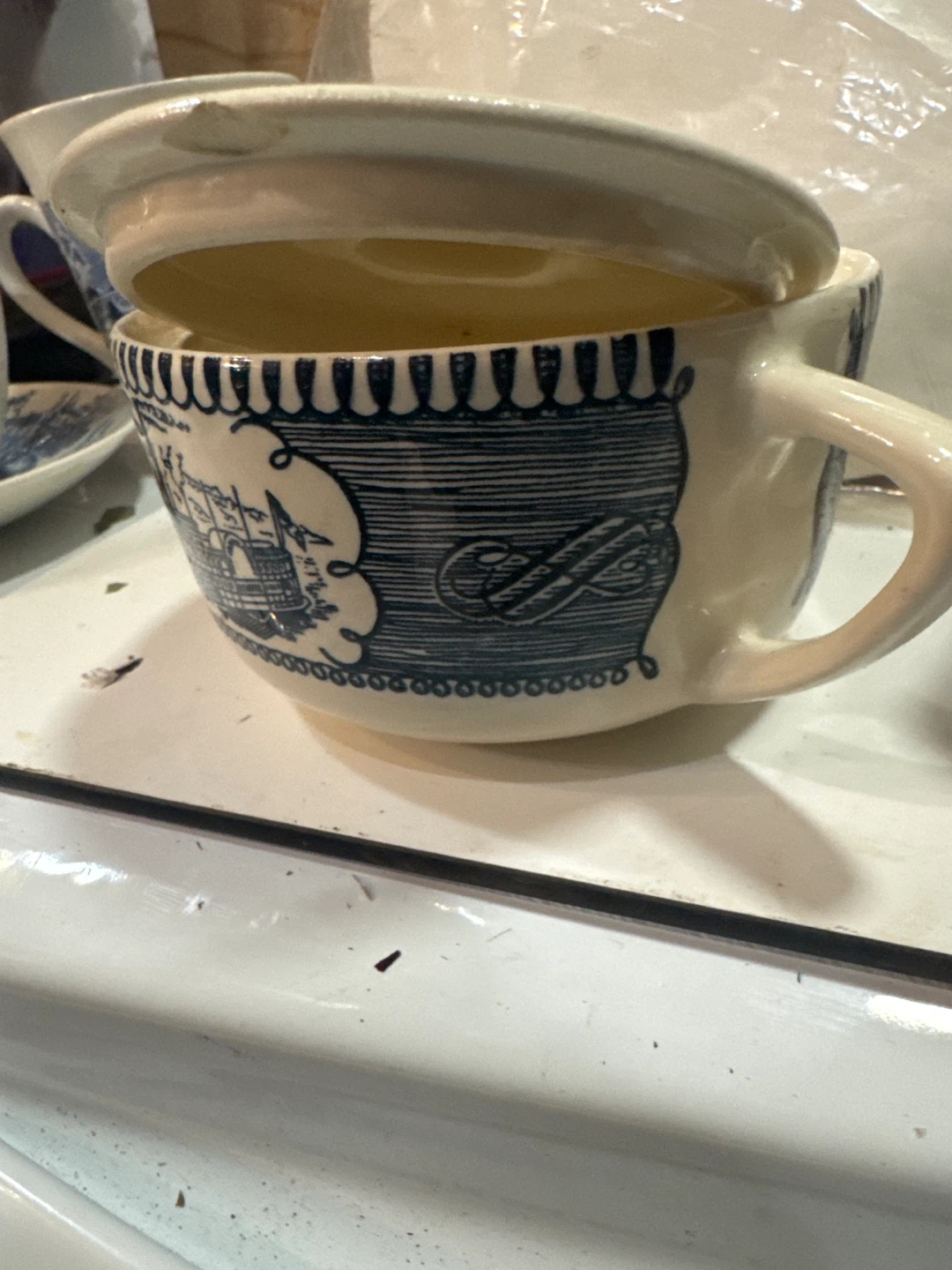 Vintage Blue & White Dishes - photo 5