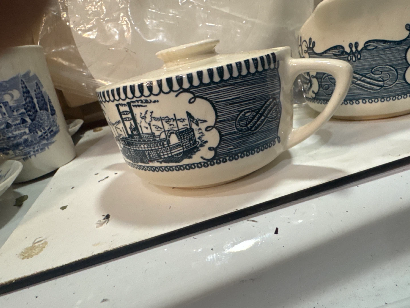 Vintage Blue & White Dishes - photo 3