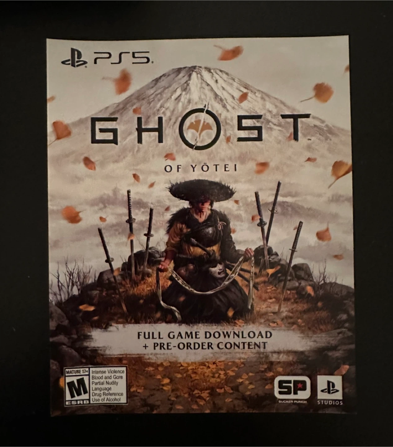 Ghost of Yotei +pre-order content(Digital Code) [sell/trade]