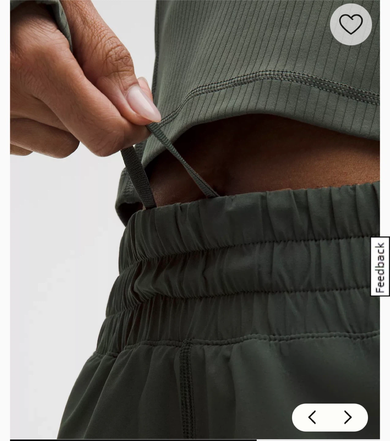 Lululemon High Rise Lined Shorts - Size 6 - photo 2