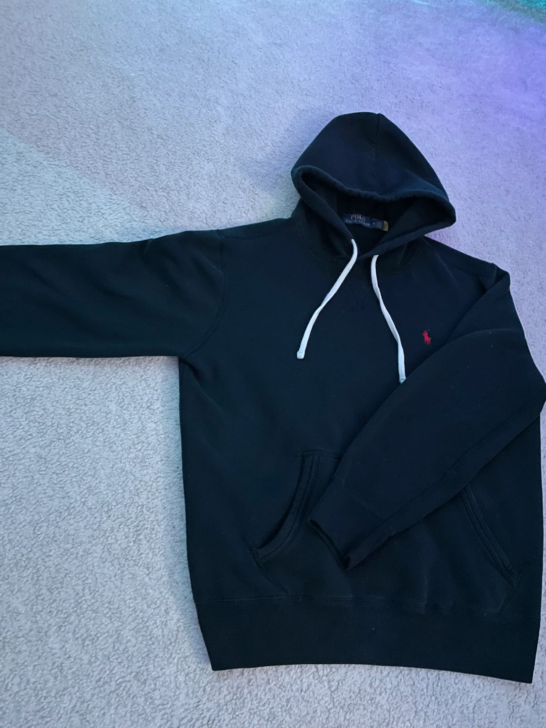 Polo Ralph Lauren Black Hoodie - Size Medium - photo 3