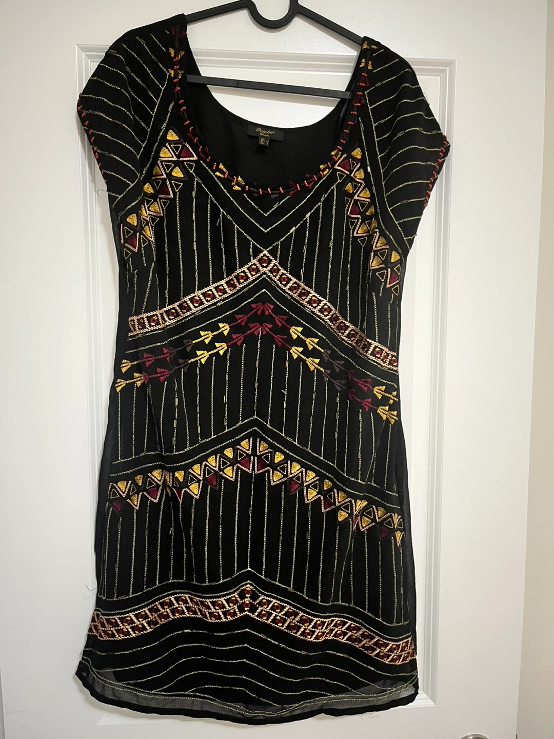 October Woman Black Dress - Size S