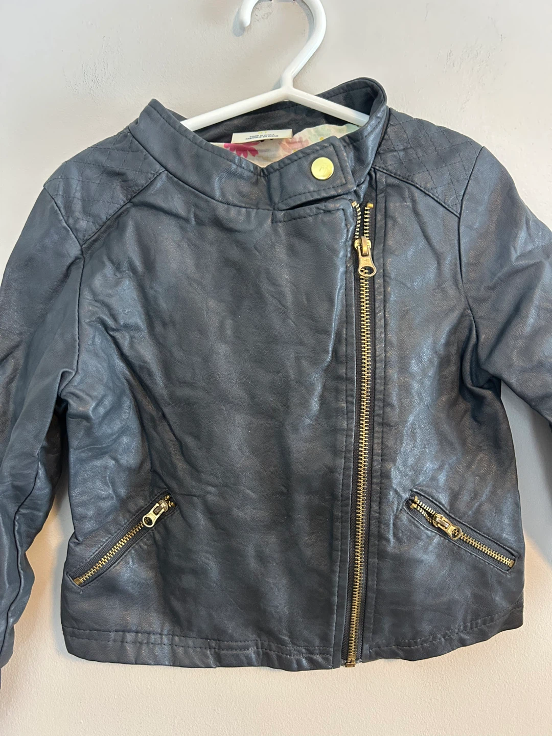 Genuine Kids from OshKosh Leather Jacket - Size 5T - photo 2