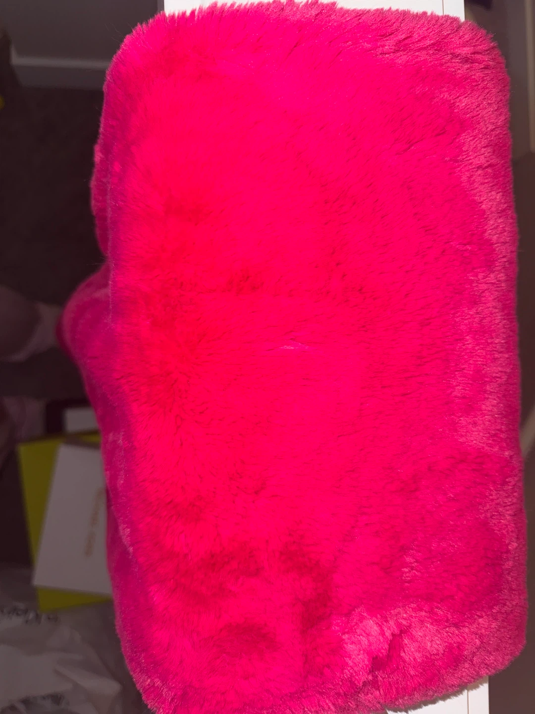 Bershka Faux Fur Pink Jacket - photo 3