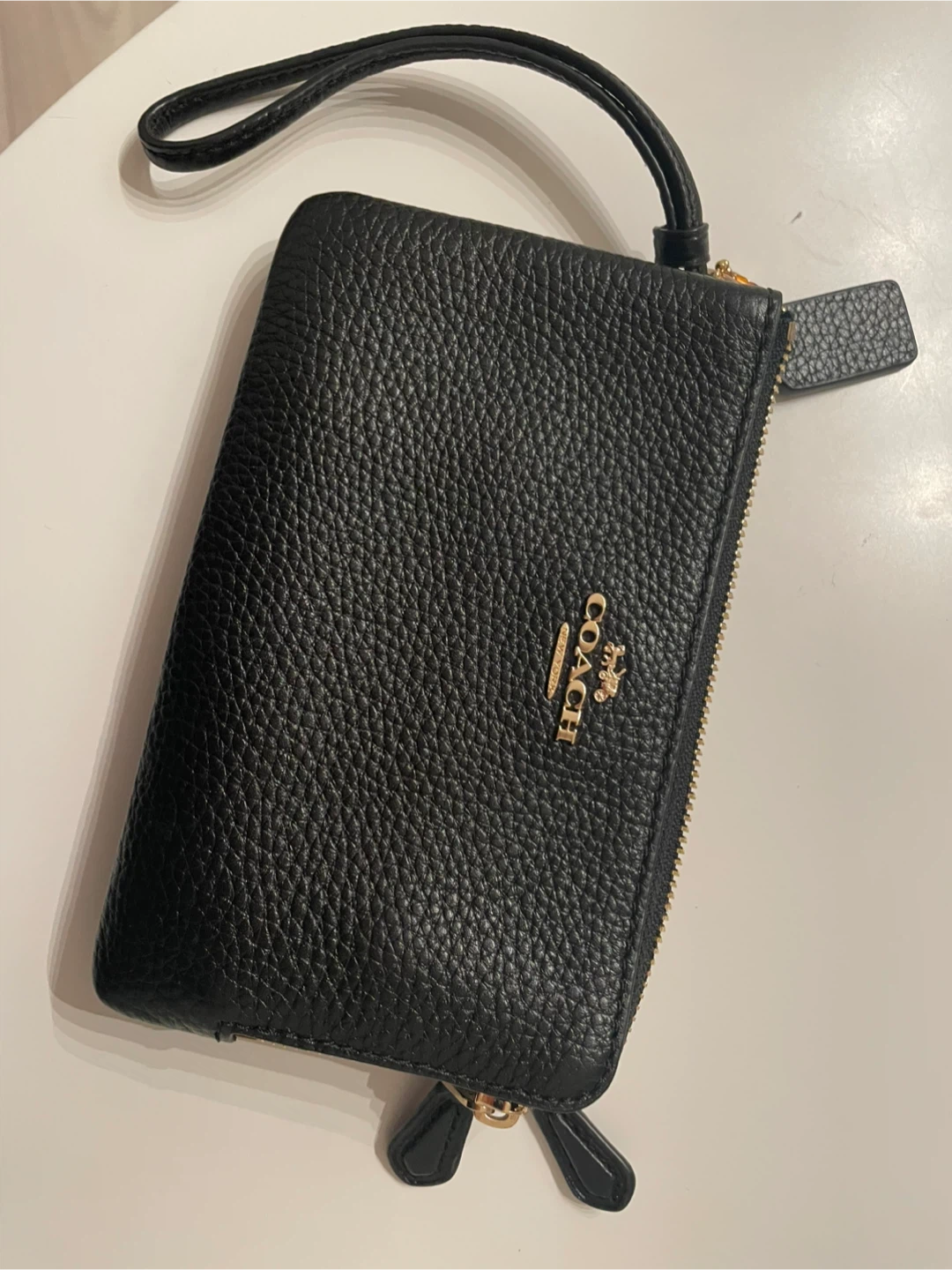 Coach Double Corner Zip Wristlet - like new