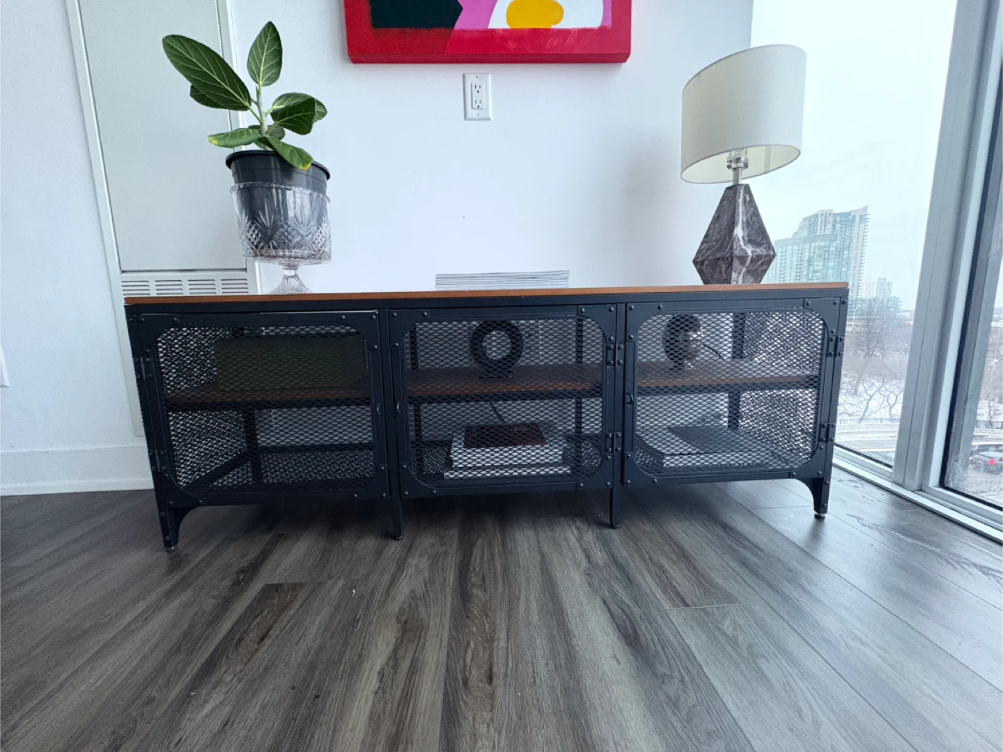 COMBO: Dual Face Credenza PLUS 3 Tier Shelving Unit - photo 3