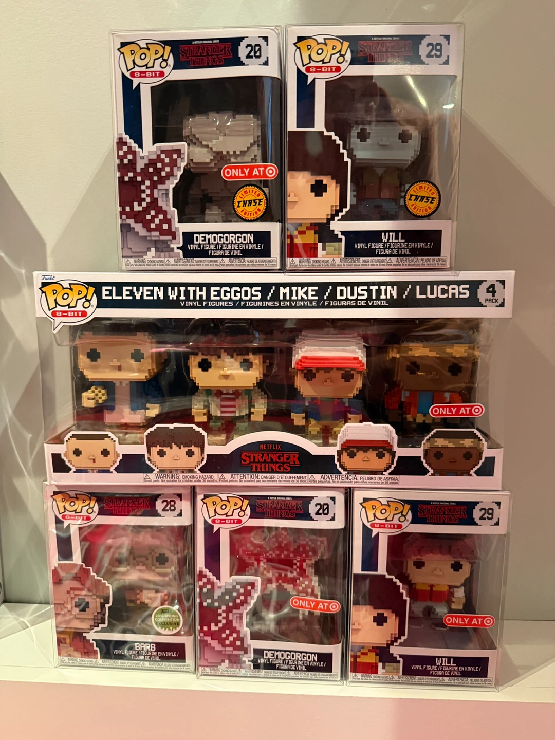 🧡 Funko Pop! Stranger Things 8-Bit Figures