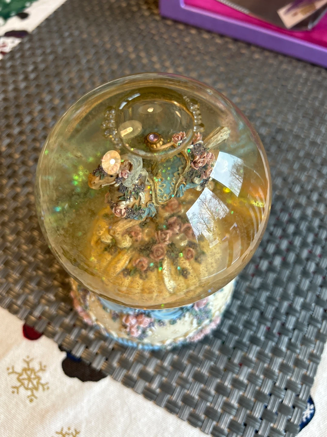 San Francisco Music Box Company Carousel Snow Globe - photo 2