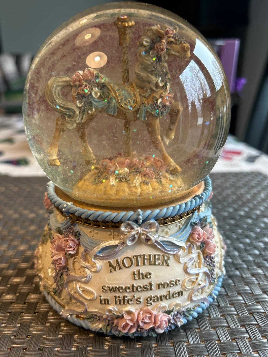 San Francisco Music Box Company Carousel Snow Globe - photo 4