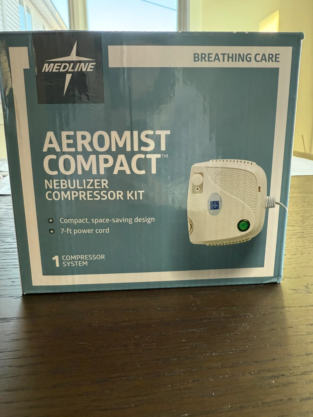 Medline AeroMist Compact Nebulizer Compressor Kit - New