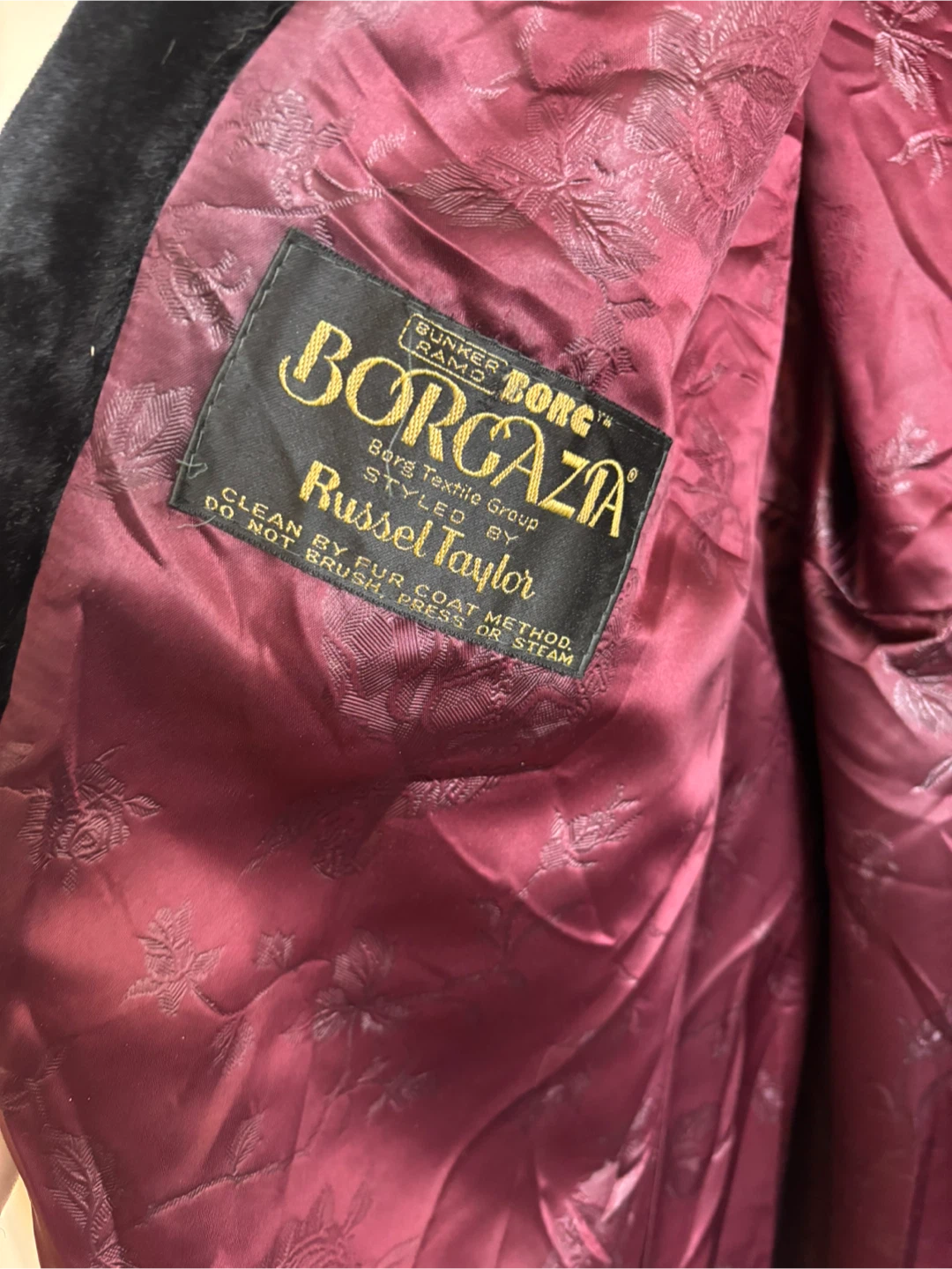 Borgazia Russel Taylor Black Fur Coat - photo 2