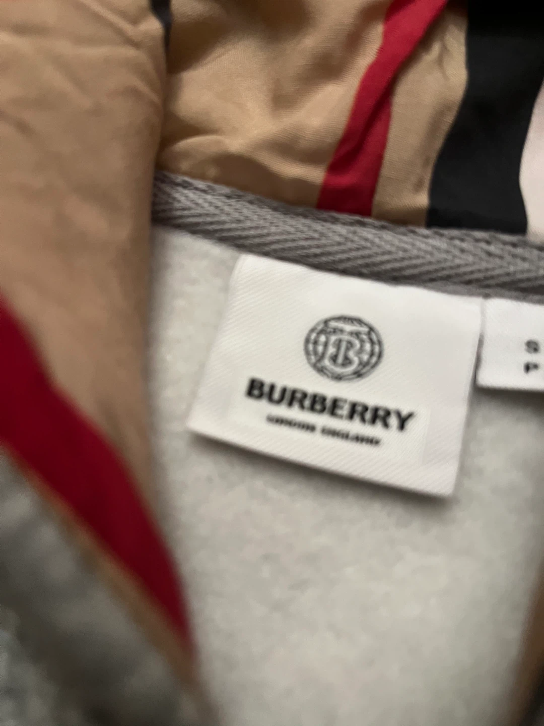 Burberry Grey Zip-Up Hoodie - photo 3