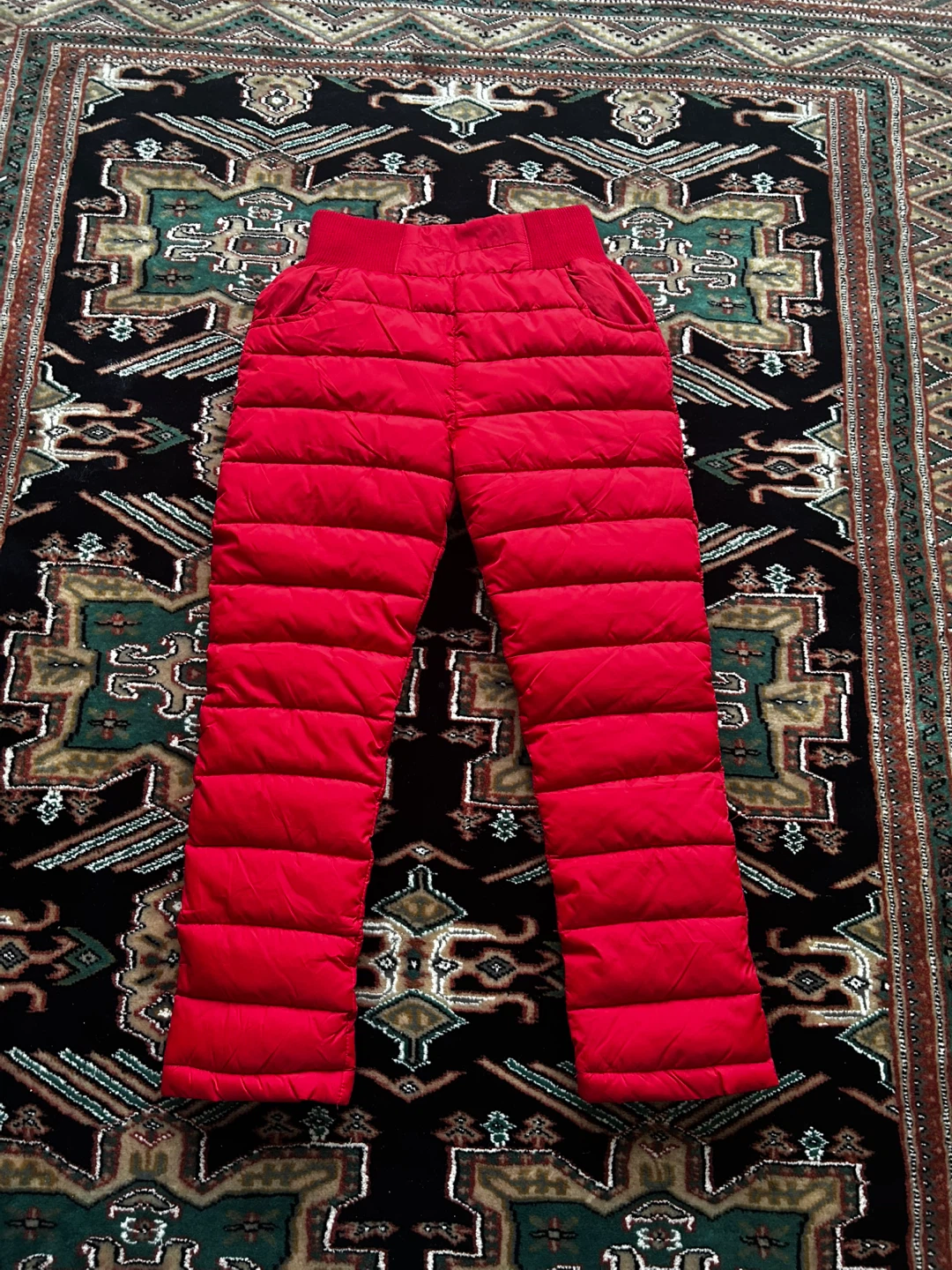 Red Padded Snow Pants