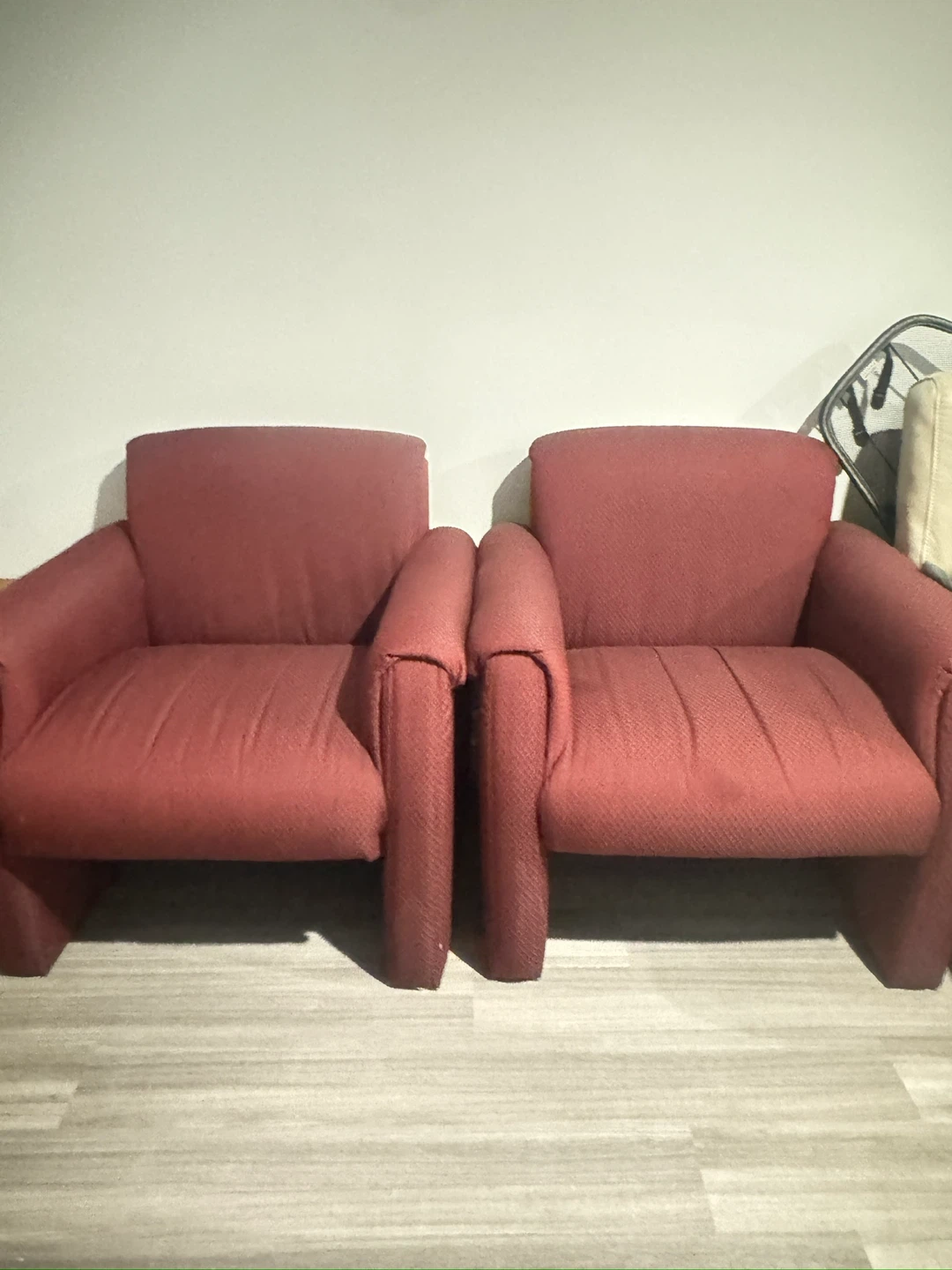Pair of Armchairs - Burgundy - photo 2