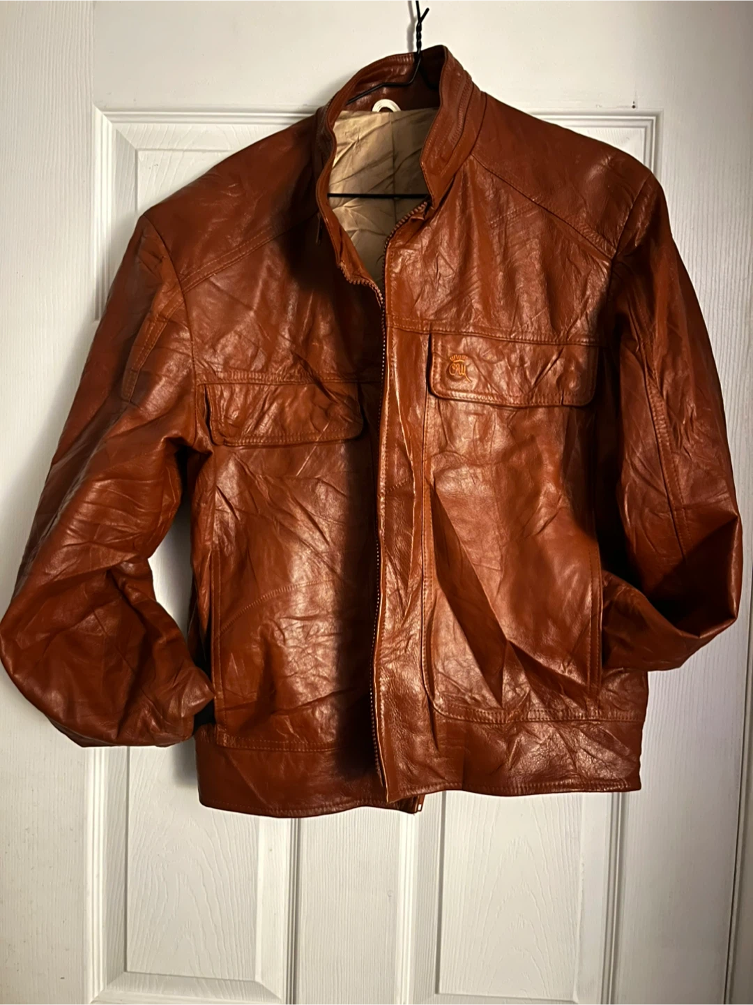 Countess Mara Leather Jacket - Size 42