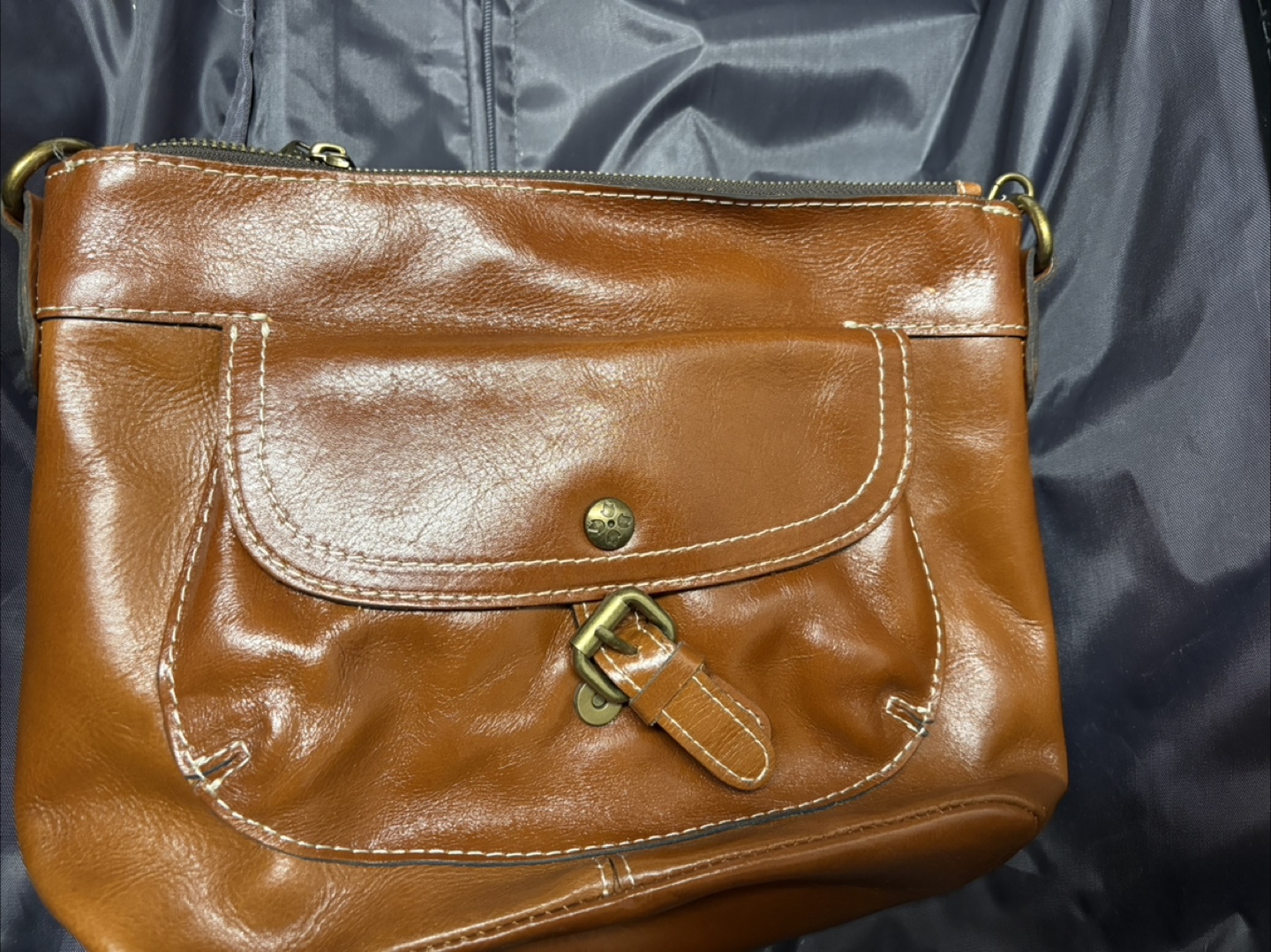 Patricia Nash Leather Crossbody Bag