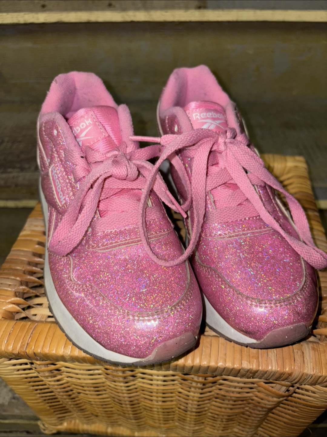 Pink Glitter Reebok Sneakers - photo 2
