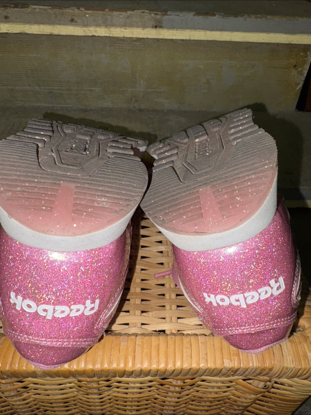 Pink Glitter Reebok Sneakers - photo 5
