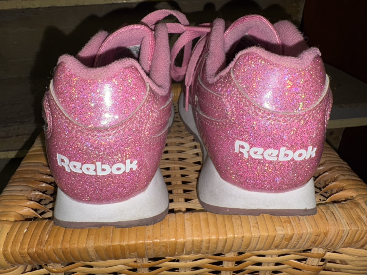 Pink Glitter Reebok Sneakers - photo 4