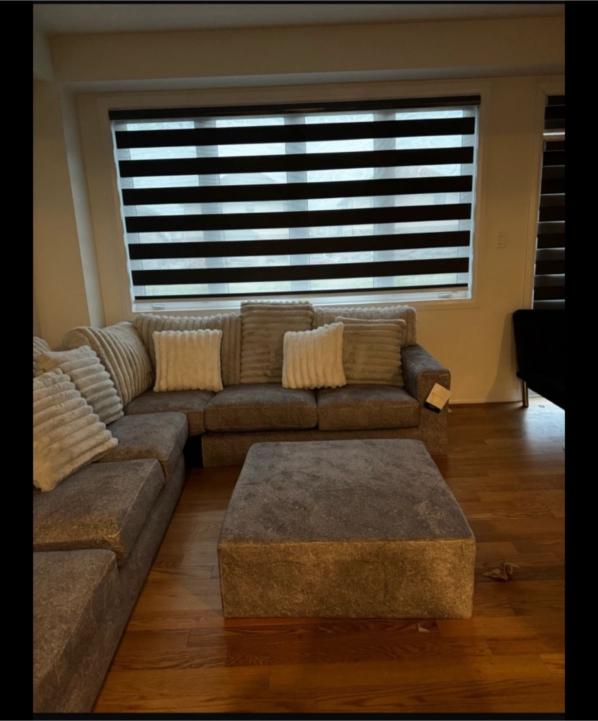 Flair Design Koda Chenille Sectional & Ottoman - photo 3