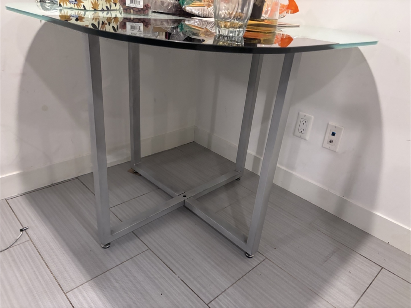 Glass Top Dining Table - photo 3