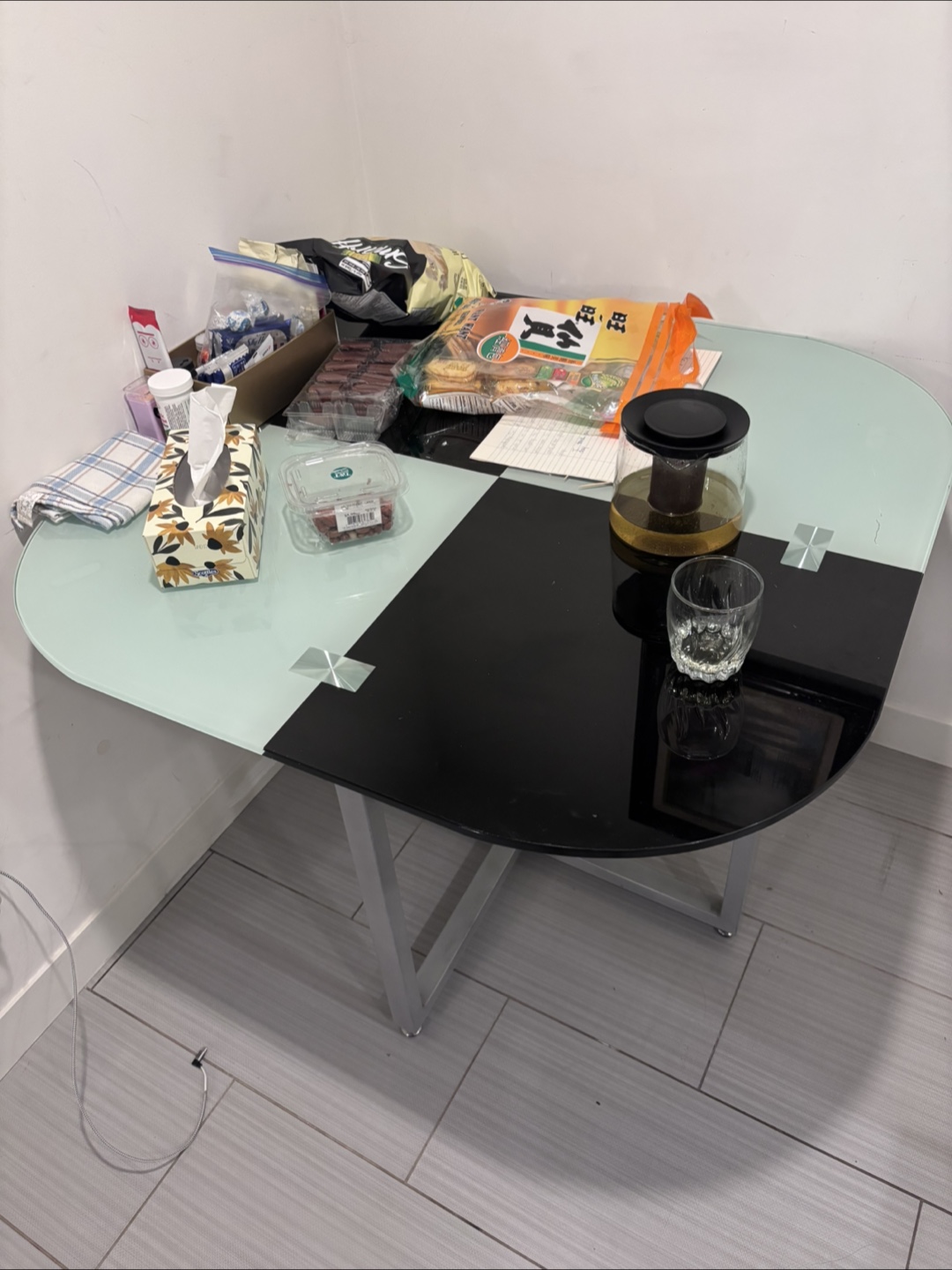 Glass Top Dining Table - photo 2