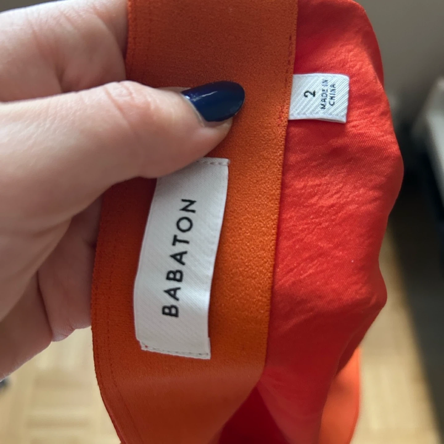 Babaton Aritzia Orange Mini Skirt - Size 2 - photo 4