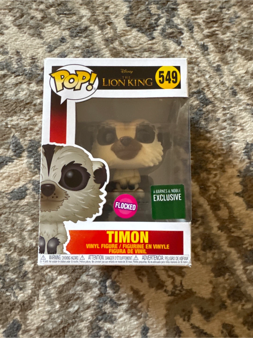 Funko Pop! Disney Lion King Timon 549 B&N Exclusive