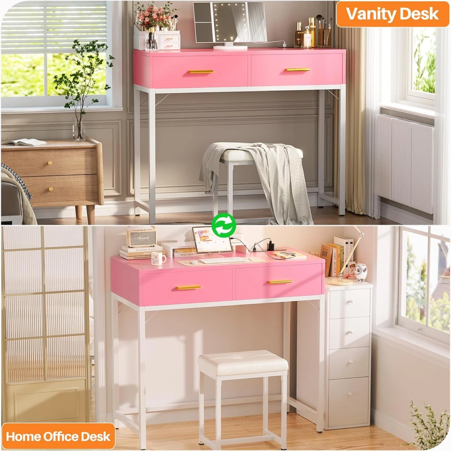 Cyklisio Vanity Desk with Stool - NEW - photo 2