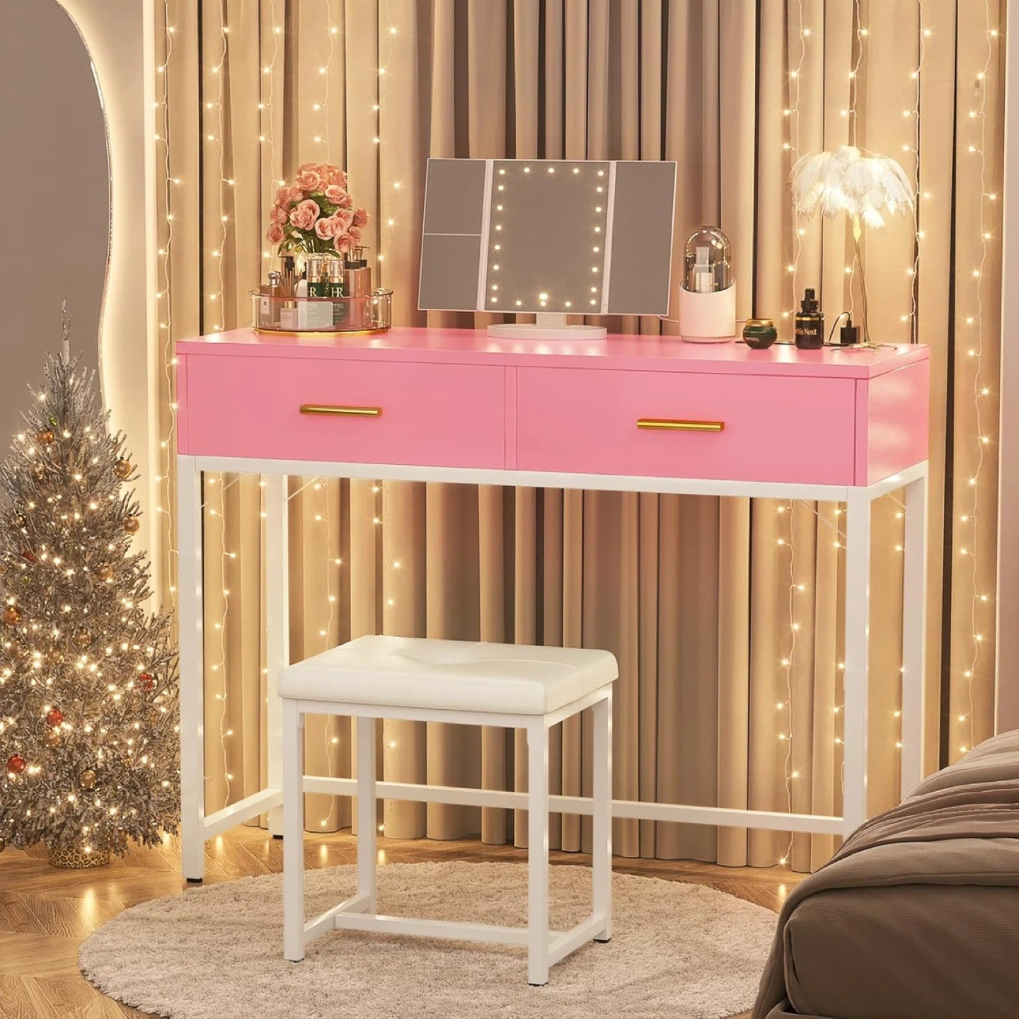 Cyklisio Vanity Desk with Stool - NEW