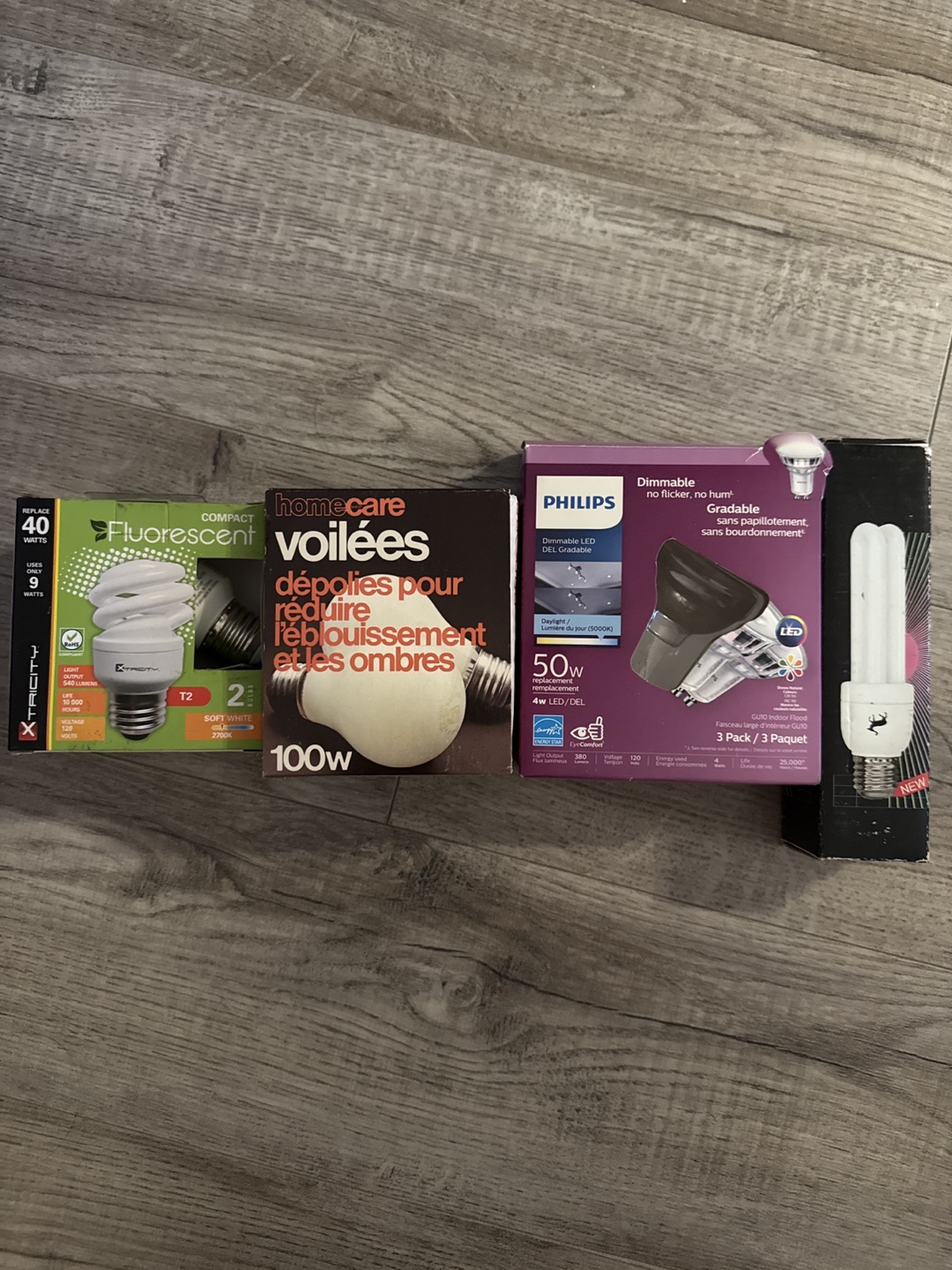 Mixed Light Bulbs - Xtricity, Homecare, Philips