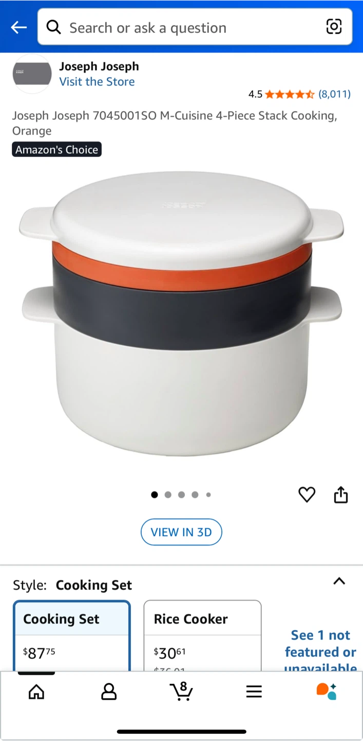 Joseph Joseph M-Cuisine 4-Piece Stack Cooking Set - photo 3