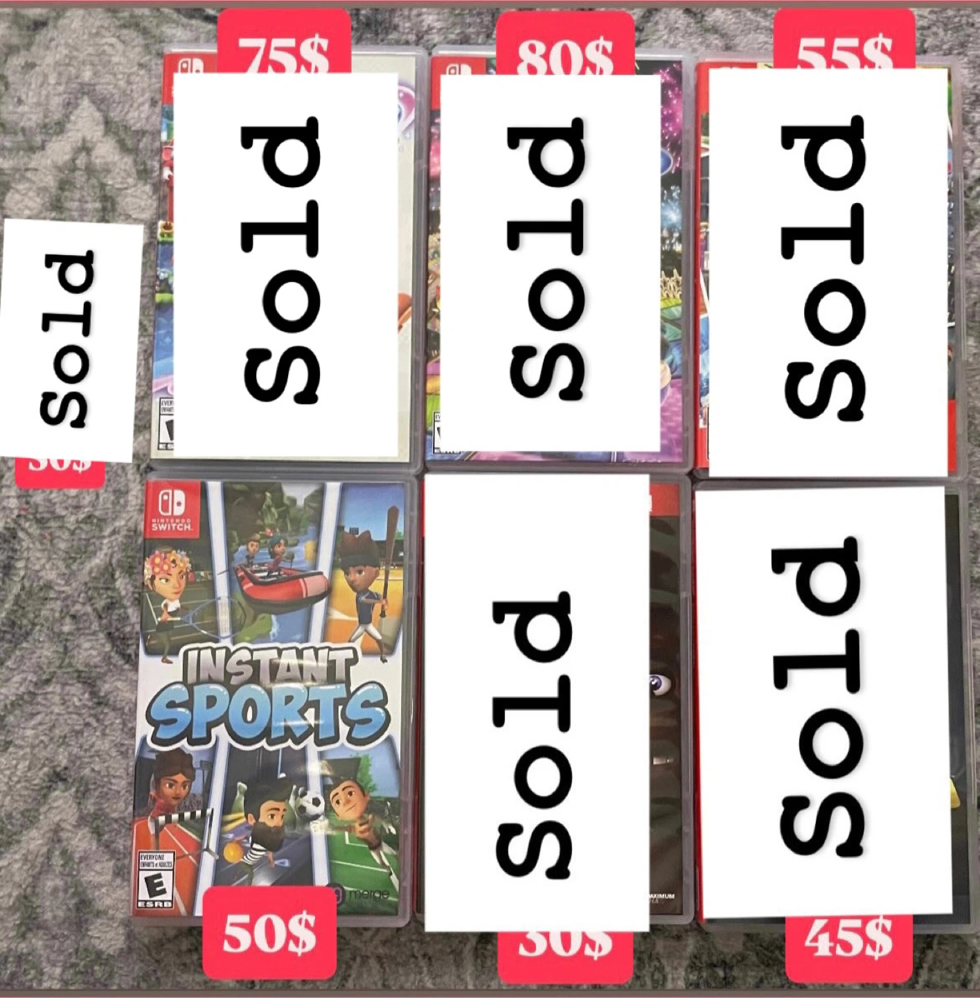 Nintendo switch jeux. READ DESCRIPTION