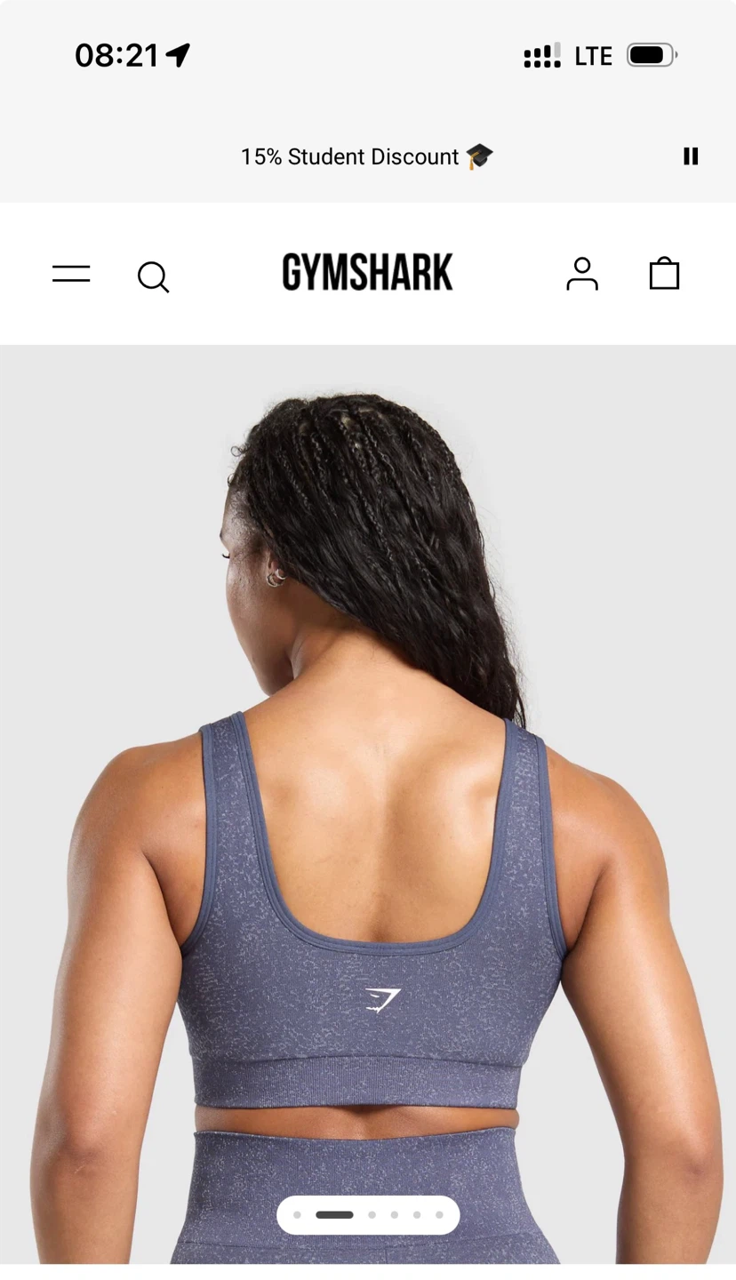 Gymshark Adapt Fleck Sports Bra - Size Small 🧡 - photo 2