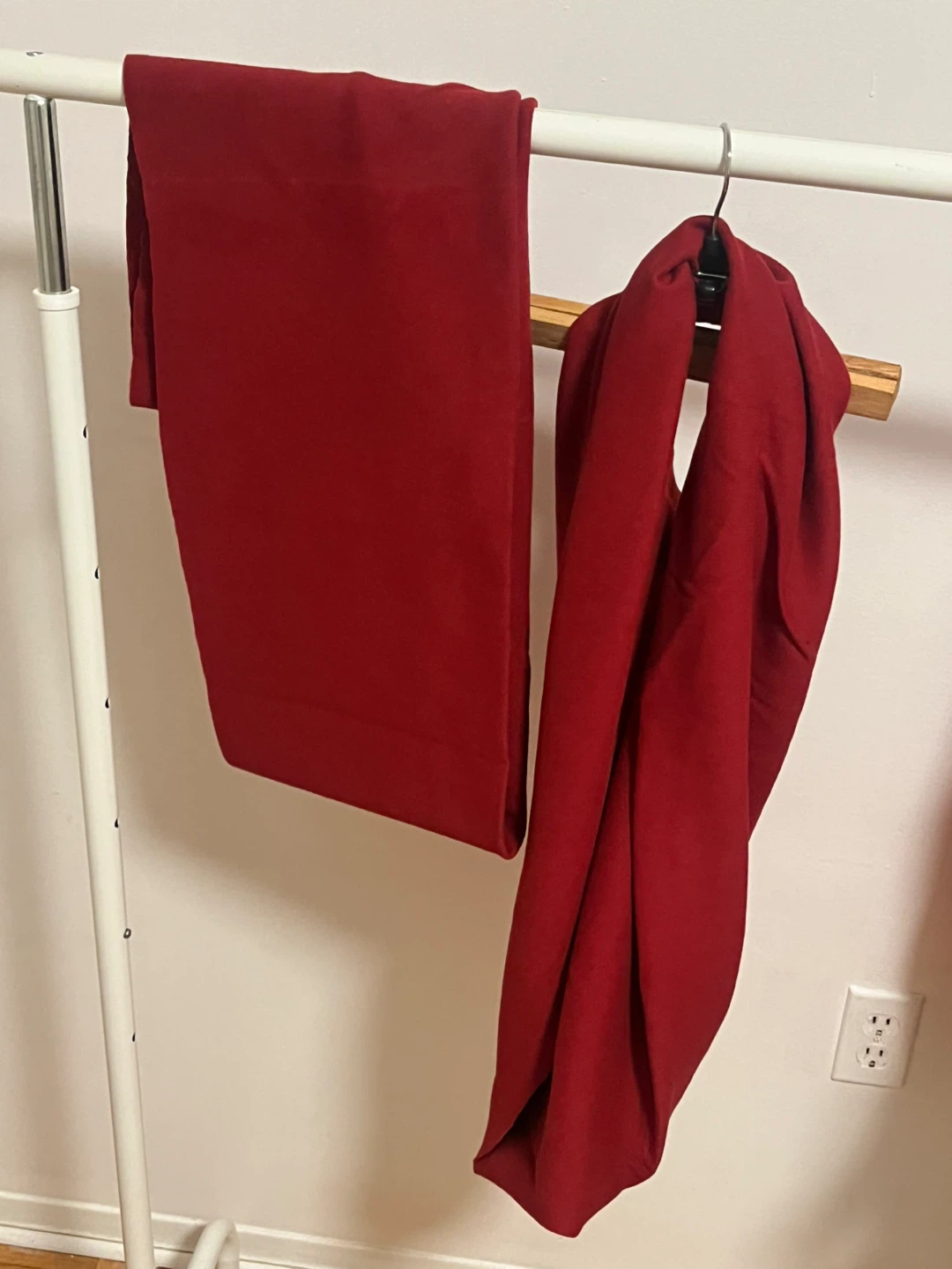 Red Scarf - Warm & cotton  infinity, cozy!