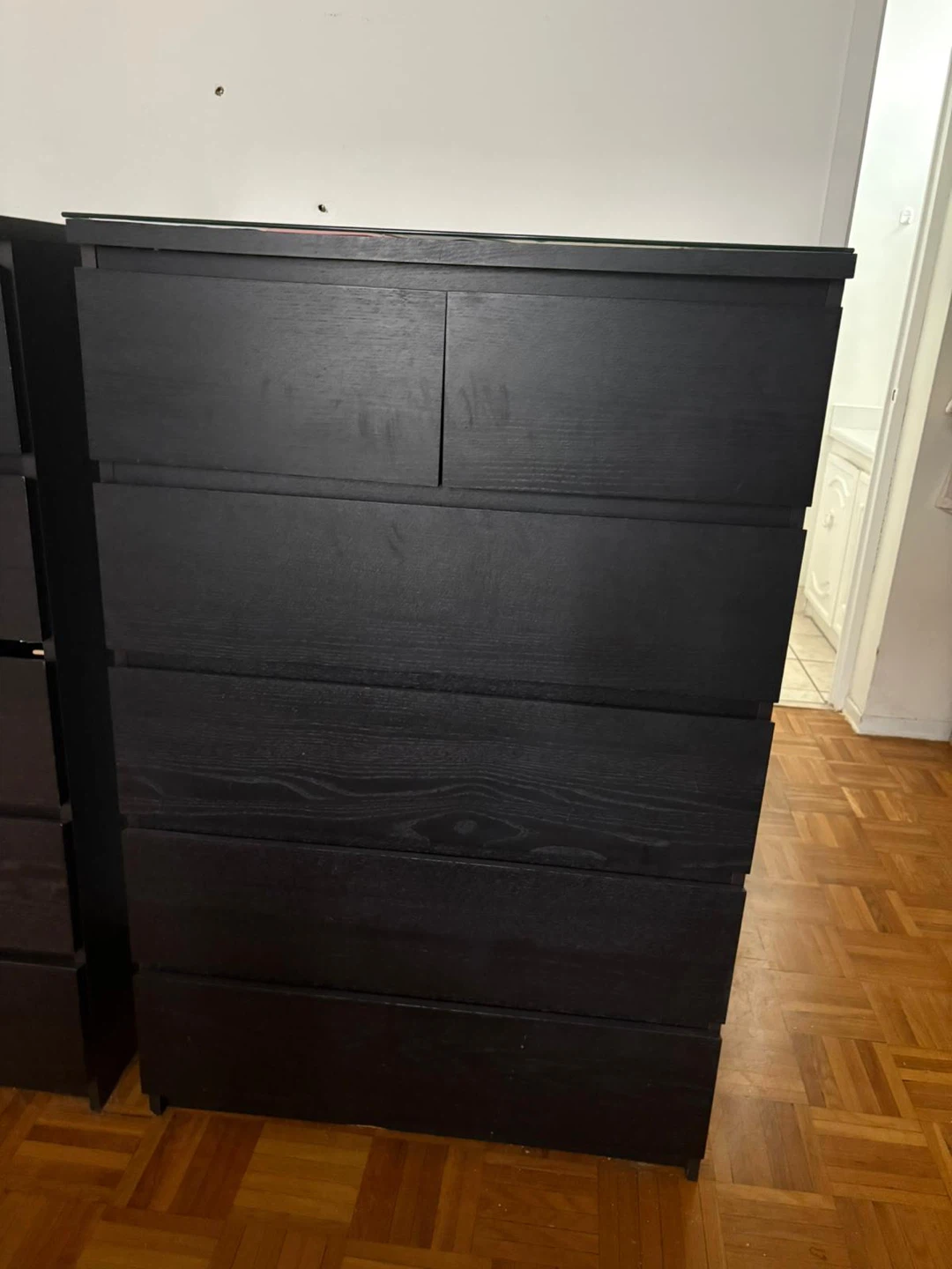 IKEA Hemnes Black-Brown 6-Drawer Dresser - photo 3