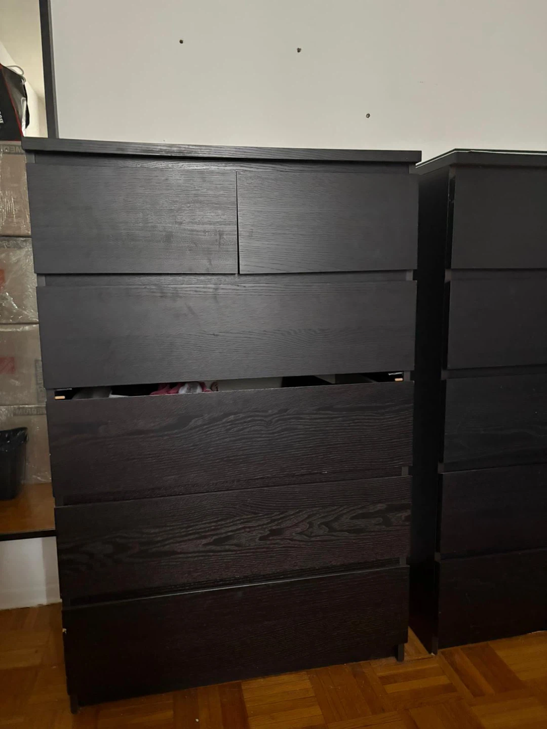 IKEA Hemnes Black-Brown 6-Drawer Dresser - photo 4