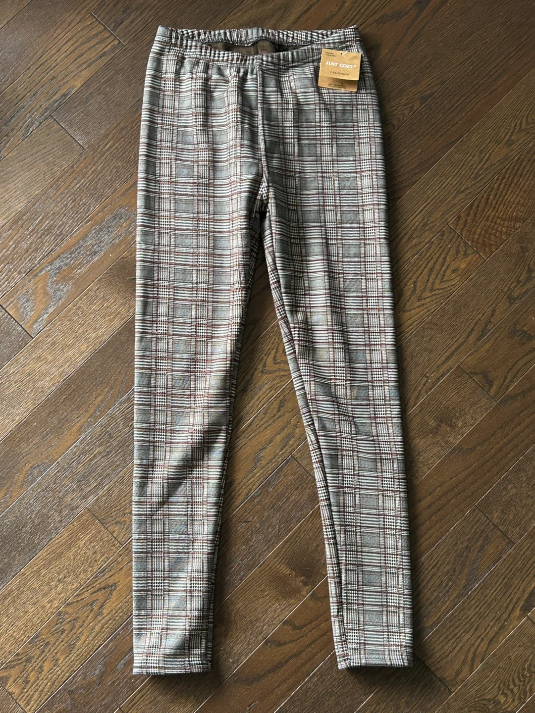 Just Cozy Plaid Leggings