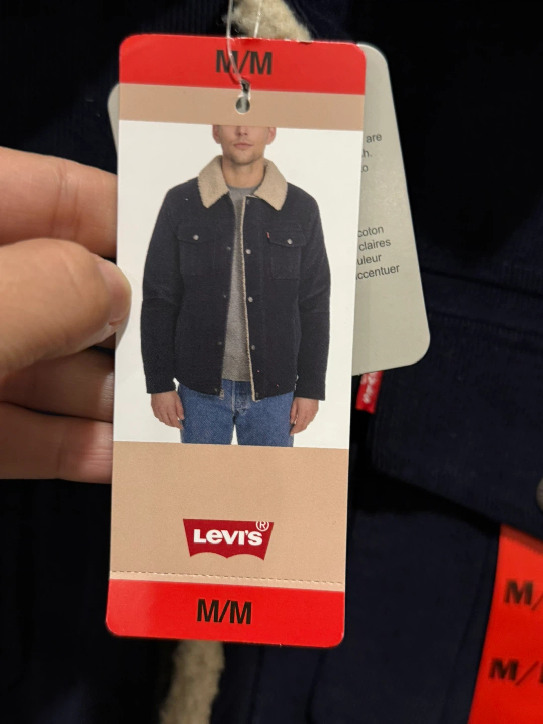 Levi's Corduroy Sherpa Trucker Jacket - Size M - photo 2
