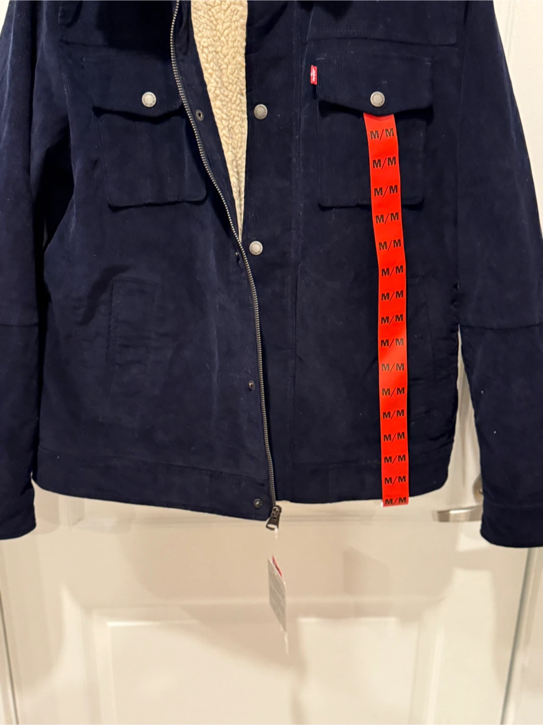 Levi's Corduroy Sherpa Trucker Jacket - Size M - photo 4